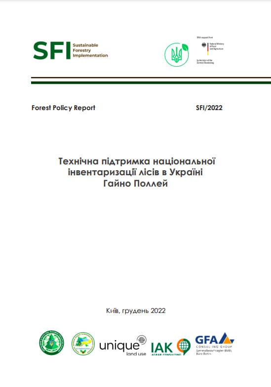 Гайно Поллей, Технічна підтримка національної інвентаризації лісів в Україні, Київ, 2022