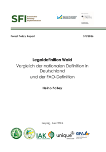 Heino Polley, Legaldefinition Wald. Vergleich der nationalen Definition in Deutschland  und der FAO-Definition, Leipzig 2026